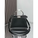 펜디 FENDI 327 PEEKABOO 탑 핸들백 27CM