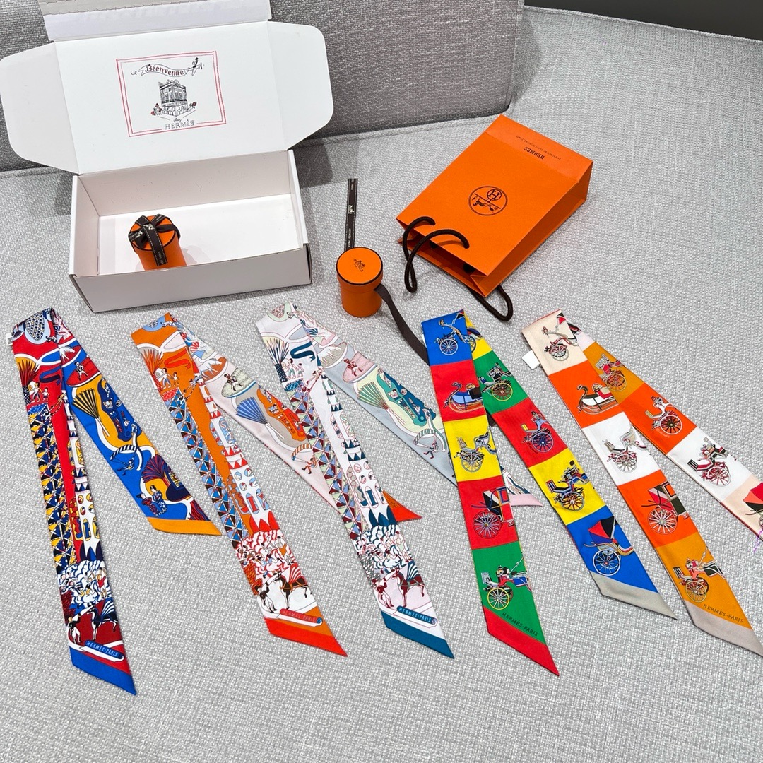 에르메스 Hermes twilly 실크 86×5CM