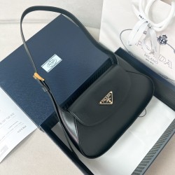 프라다 Prada 1BD358 스몰 레더 숄더백 카라멜 25CM