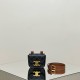 셀린느 Celine 45BCN2 Triomphe 트리옹프 캔버스 카프스킨 벨트 백 트리옹프 벨트 탄 11CM