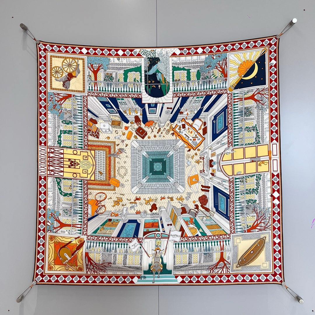 에르메스 Hermes 스카프 90×90CM