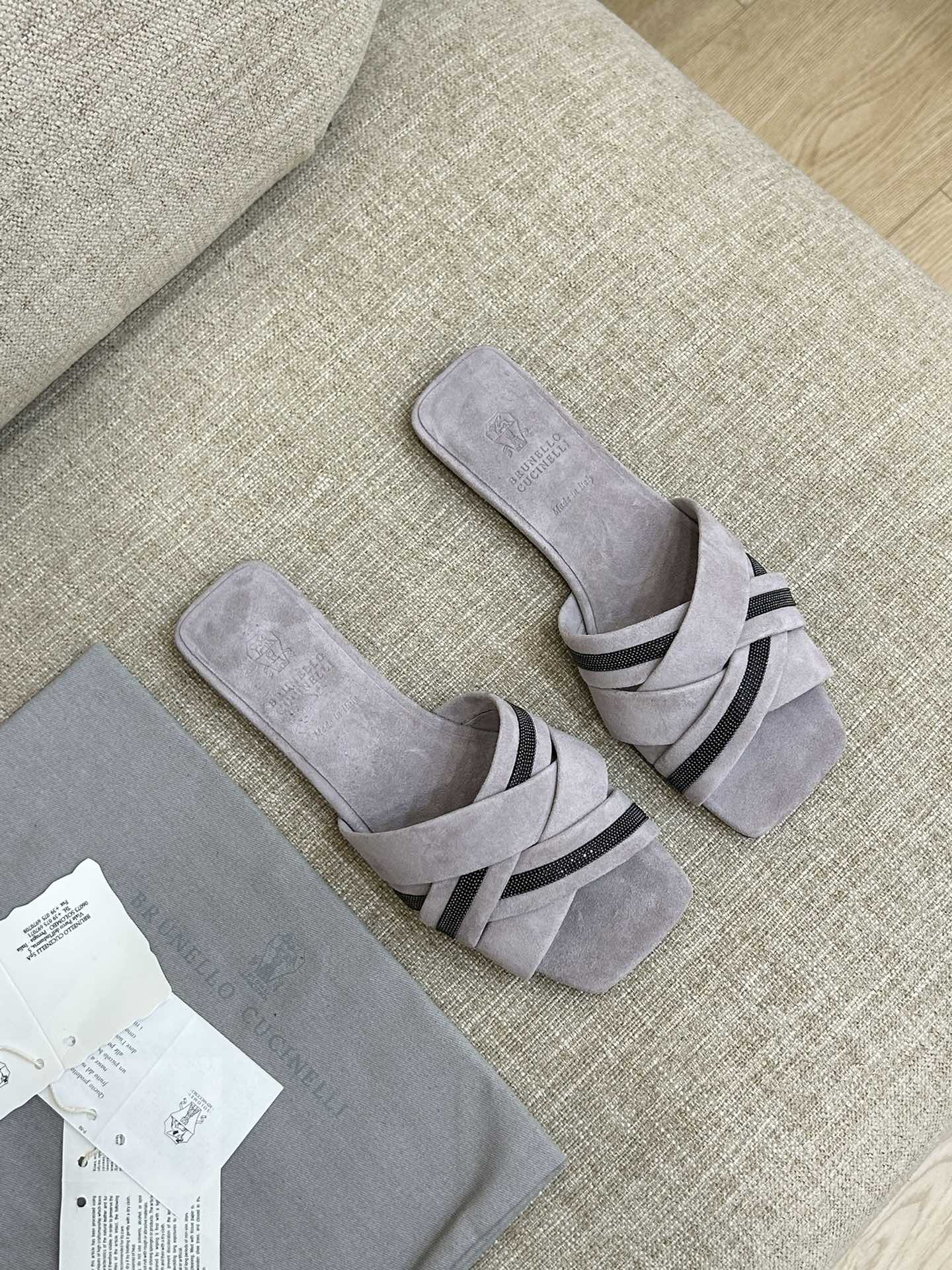 브루넬로 쿠치넬리 Brunello Cucineli 슬리퍼