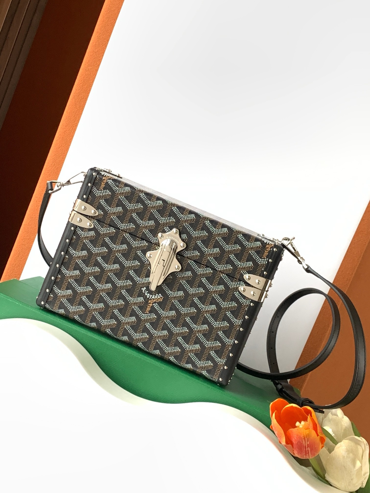 고야드 Goyard Cassette Trunk 크로스 백 21CM