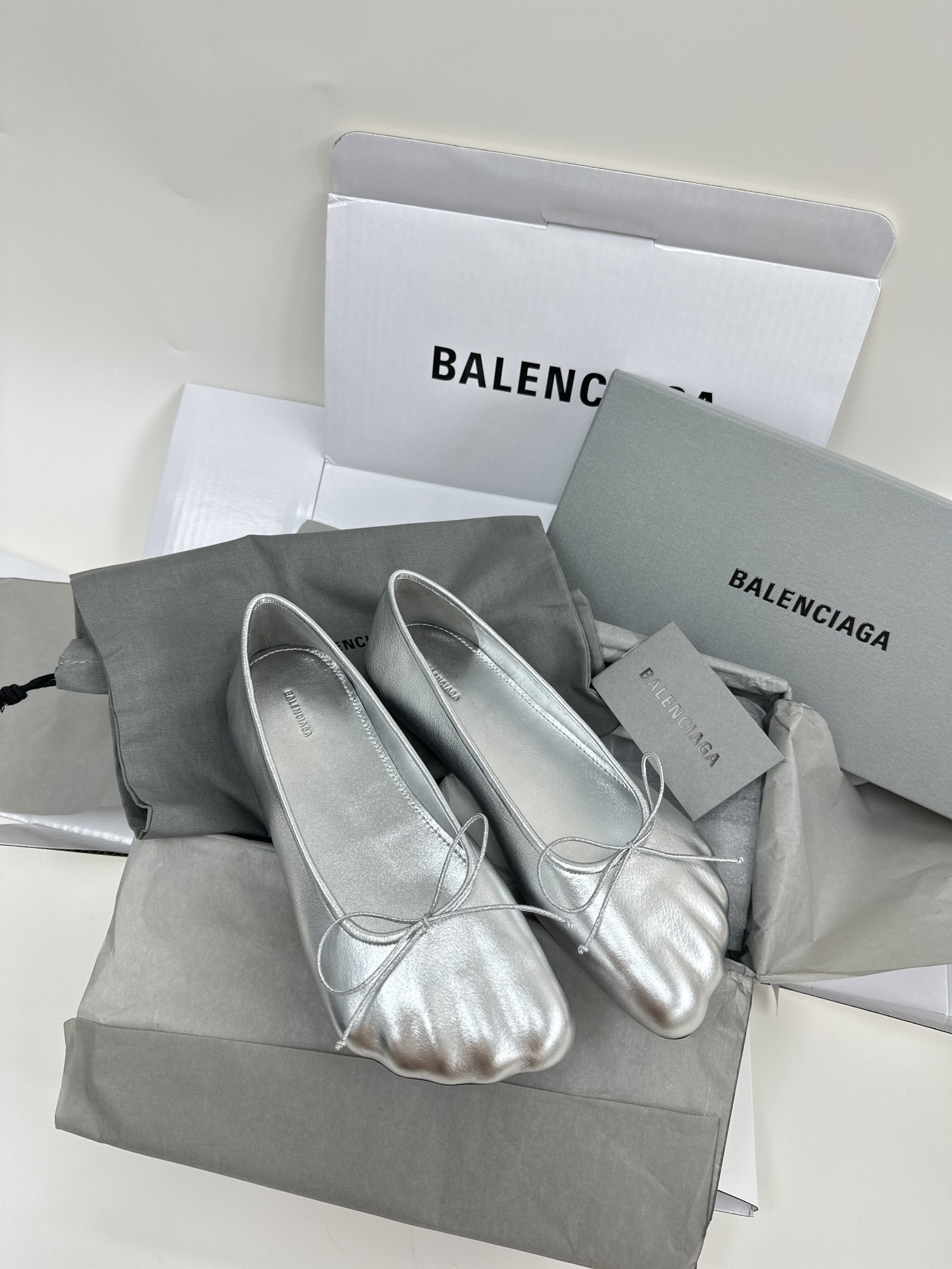 발렌시아가  Ballenciaga 아나토믹 발레리나 Anatomic Ballerina  Silver 714260