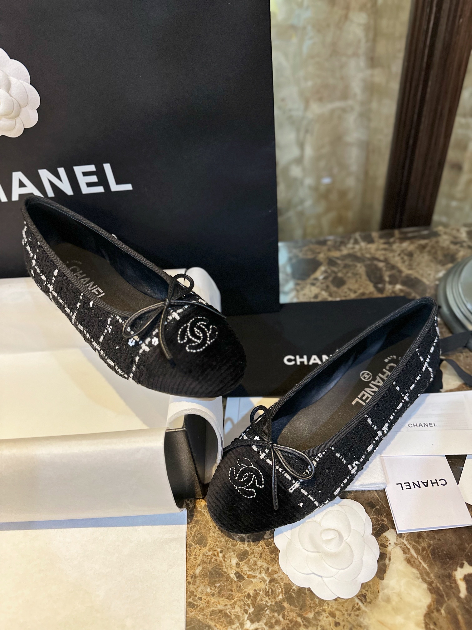 샤넬 CHANEL 발레 슈즈