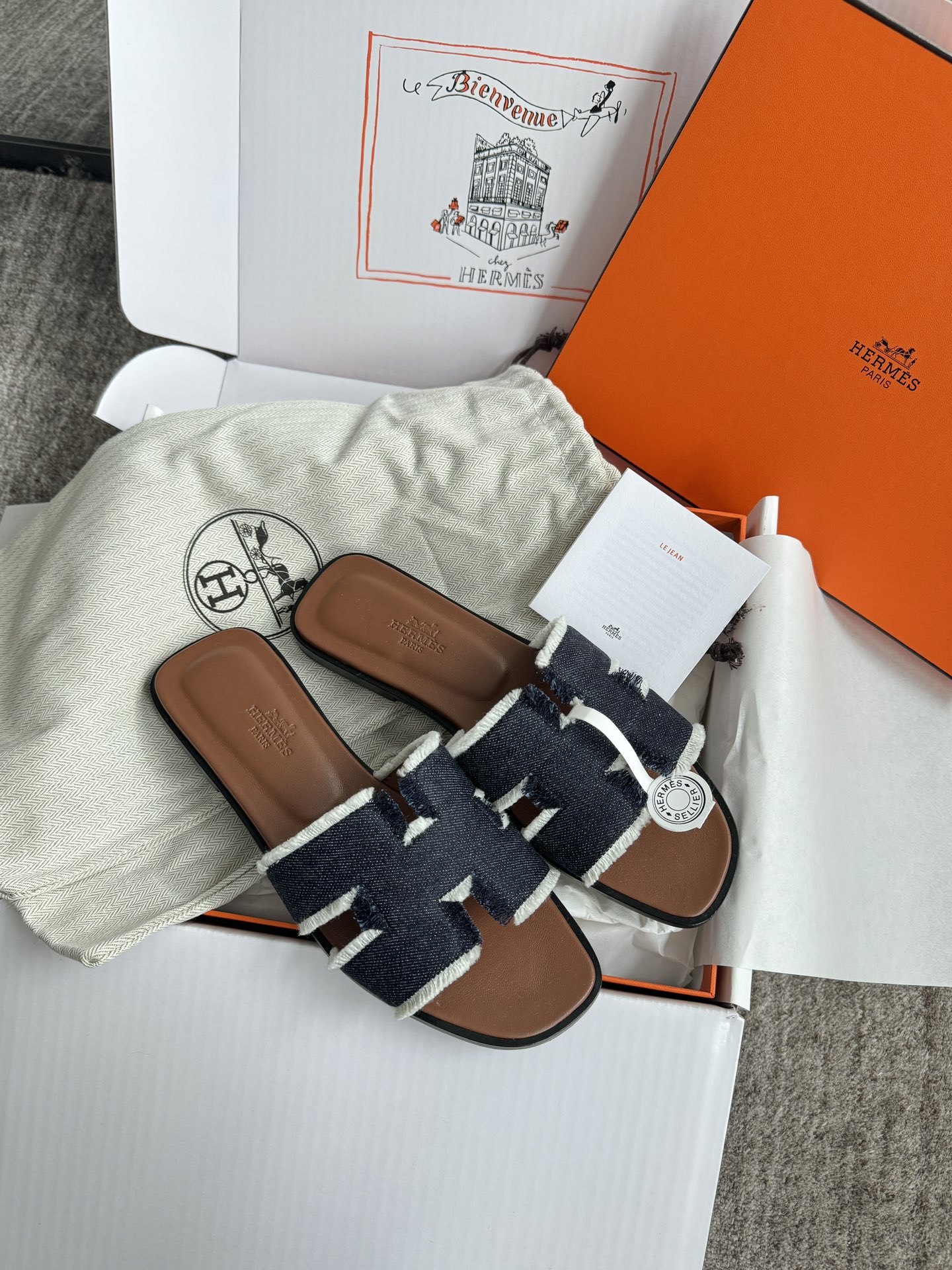 에르메스 Hermes 슬리퍼