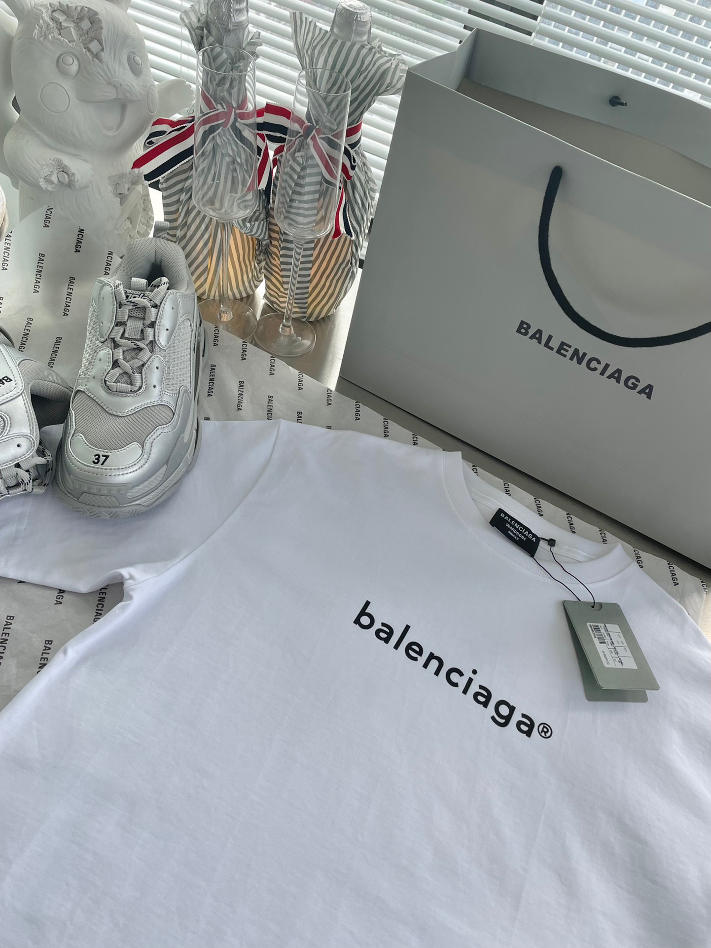 발렌시아가 Balenciaga 반팔 티셔츠