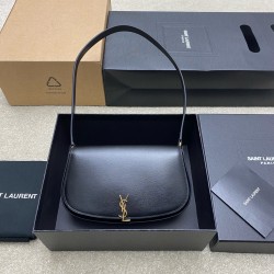 생로랑 Saint laurent/YSL 779642 Voltaire 박스 미니 볼테르 하프 문 숄더백 17.5CM