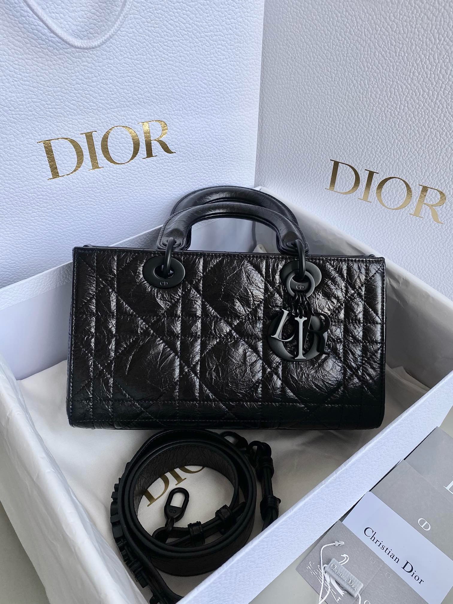 디올 Dior 3390 Lady D-Sire 탑 핸들백  26CM