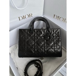 디올 Dior 3390 Lady D-Sire 탑 핸들백 30CM