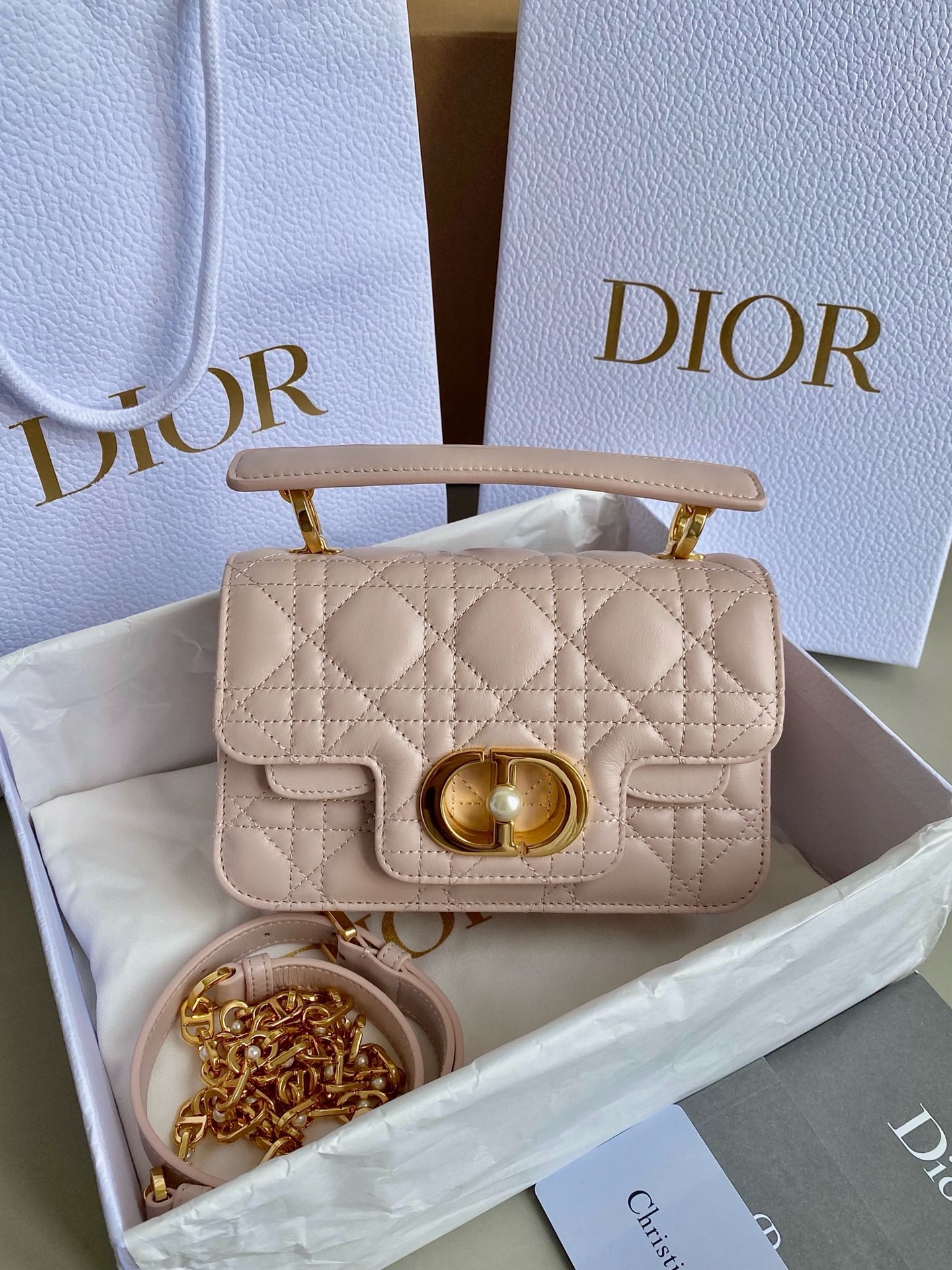 디올 Dior 6551 Jolie Bag 미니 크로스 백 19CM