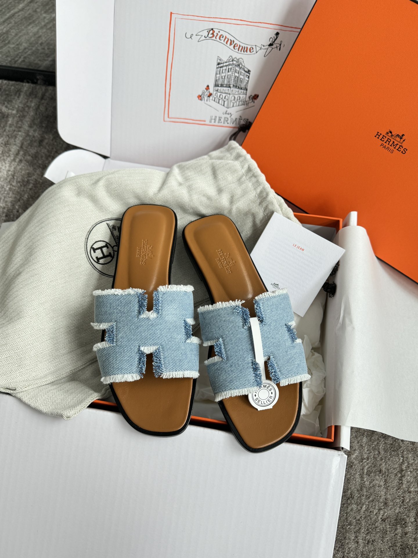 에르메스 Hermes 슬리퍼