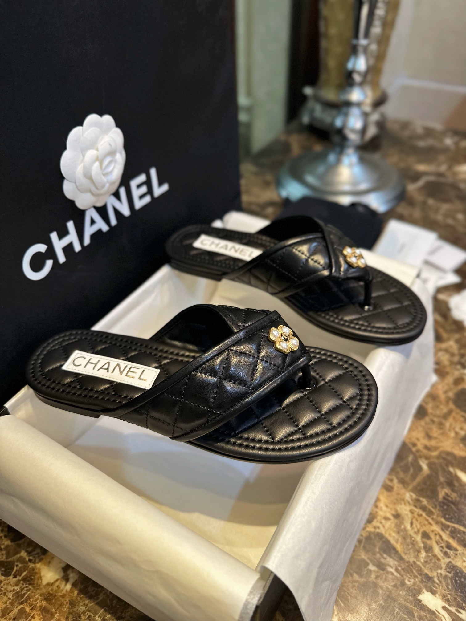 샤넬 CHANEL 슬리퍼