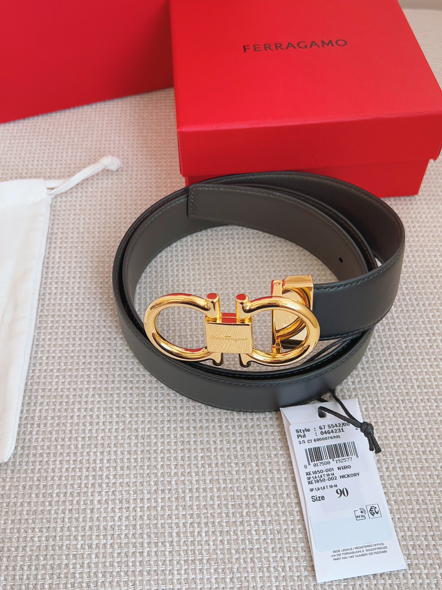 살바토레 페라가모 Salvatore Ferragamo 벨트 35mm