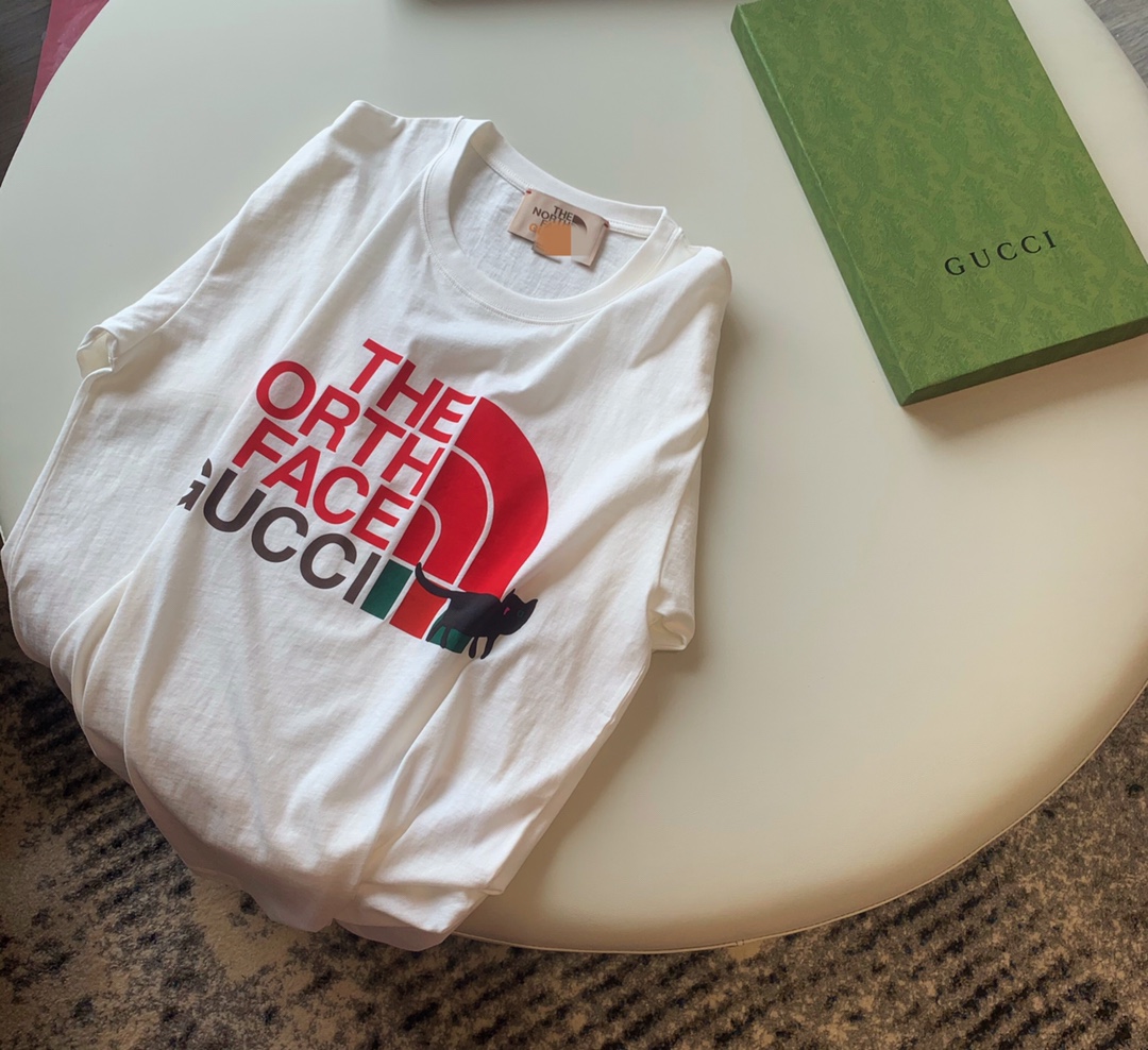 구찌 Gucci x the north face  반팔 티셔츠