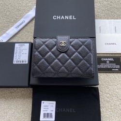 샤넬 Chanel A80799 클래식 체인 지갑 그레인드 카프스킨 11CM