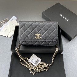 샤넬 Chanel AP3180 클래식 체인 지갑 그레인드 카프스킨 20CM