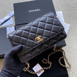 샤넬 Chanel AP1450 샤넬 클래식 체인 지갑 램스킨 19CM