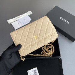 샤넬 Chanel AP0250 샤넬 클래식 체인 지갑 램스킨 20CM