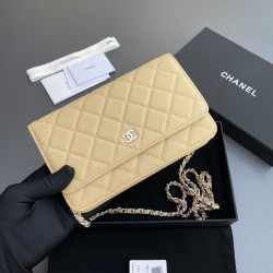 샤넬 Chanel AP0250 클래식 체인 지갑 그레인드 카프스킨 20CM