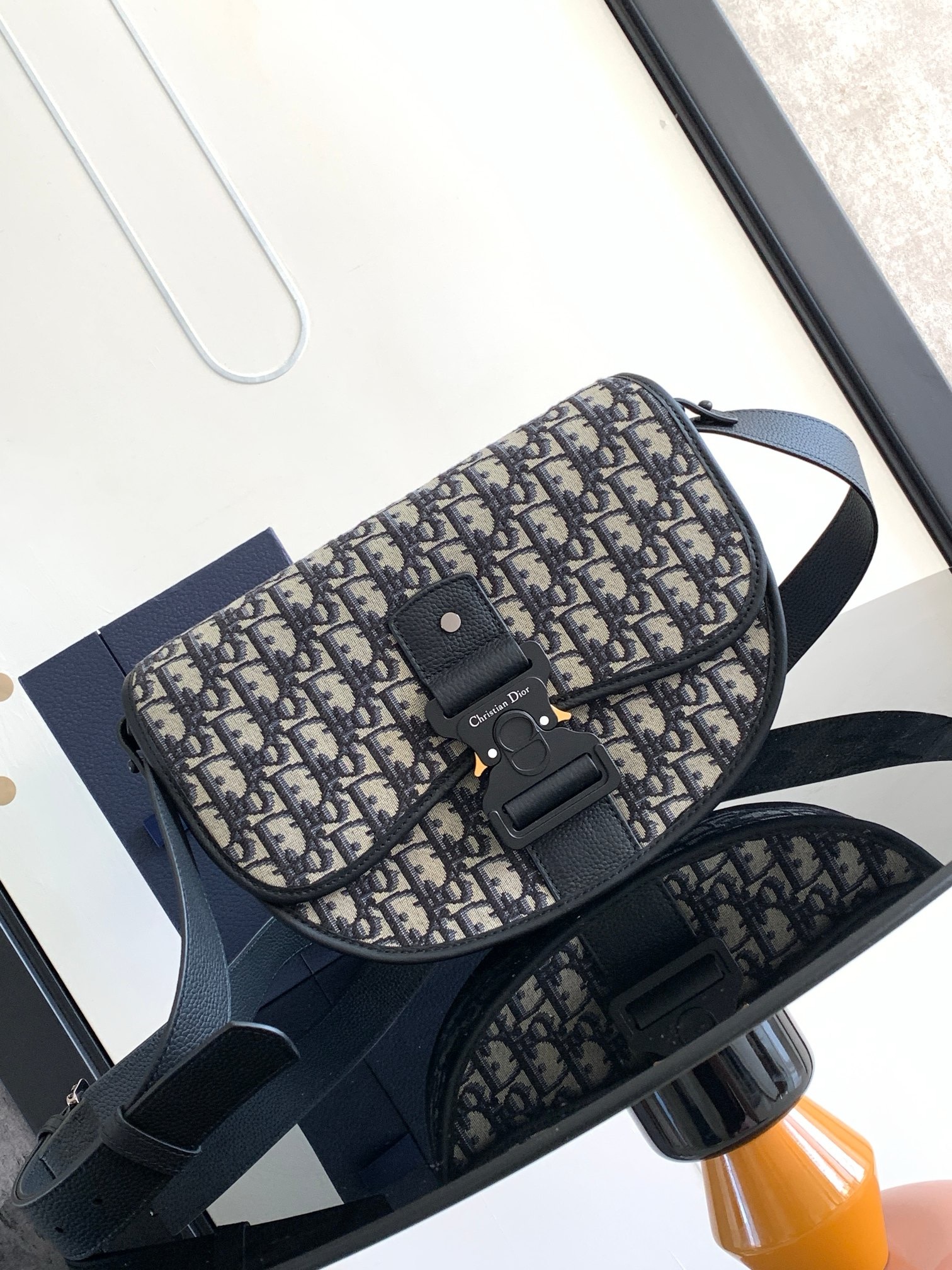 디올 Dior Gallop 1ADPO255 크로스 백 28CM