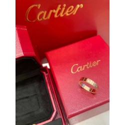 까르띠에 Cartier LOVE 러브 웨딩 밴드  핑크 골드