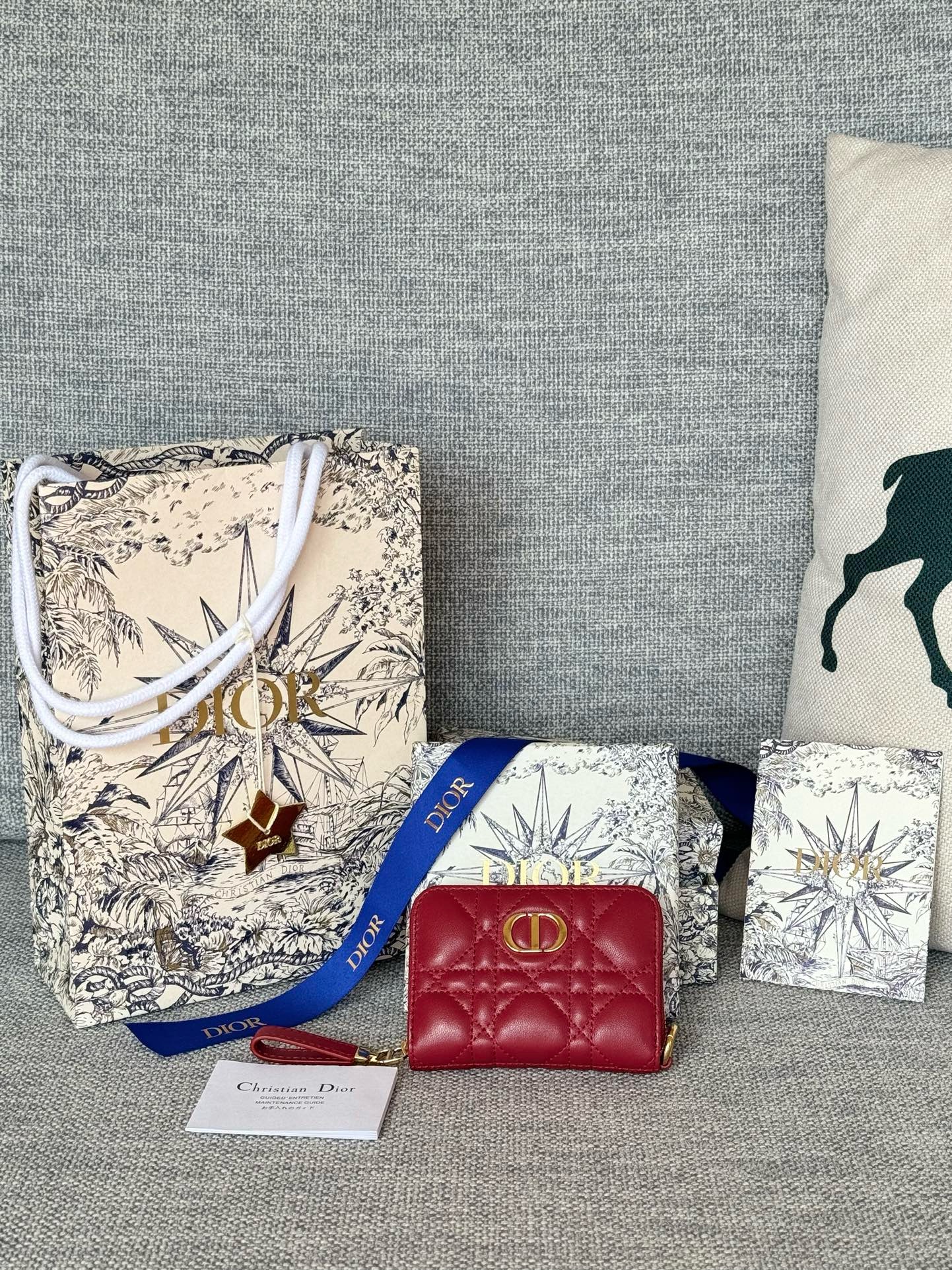 디올 Dior New Dior Caro 카드 케이스 11CM