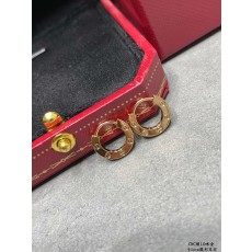 까르띠에 Cartier LOVE 러브 귀걸이 핑크 골드 B8301422