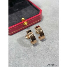 까르띠에 Cartier LOVE 러브 귀걸이  핑크 골드  5.7mm