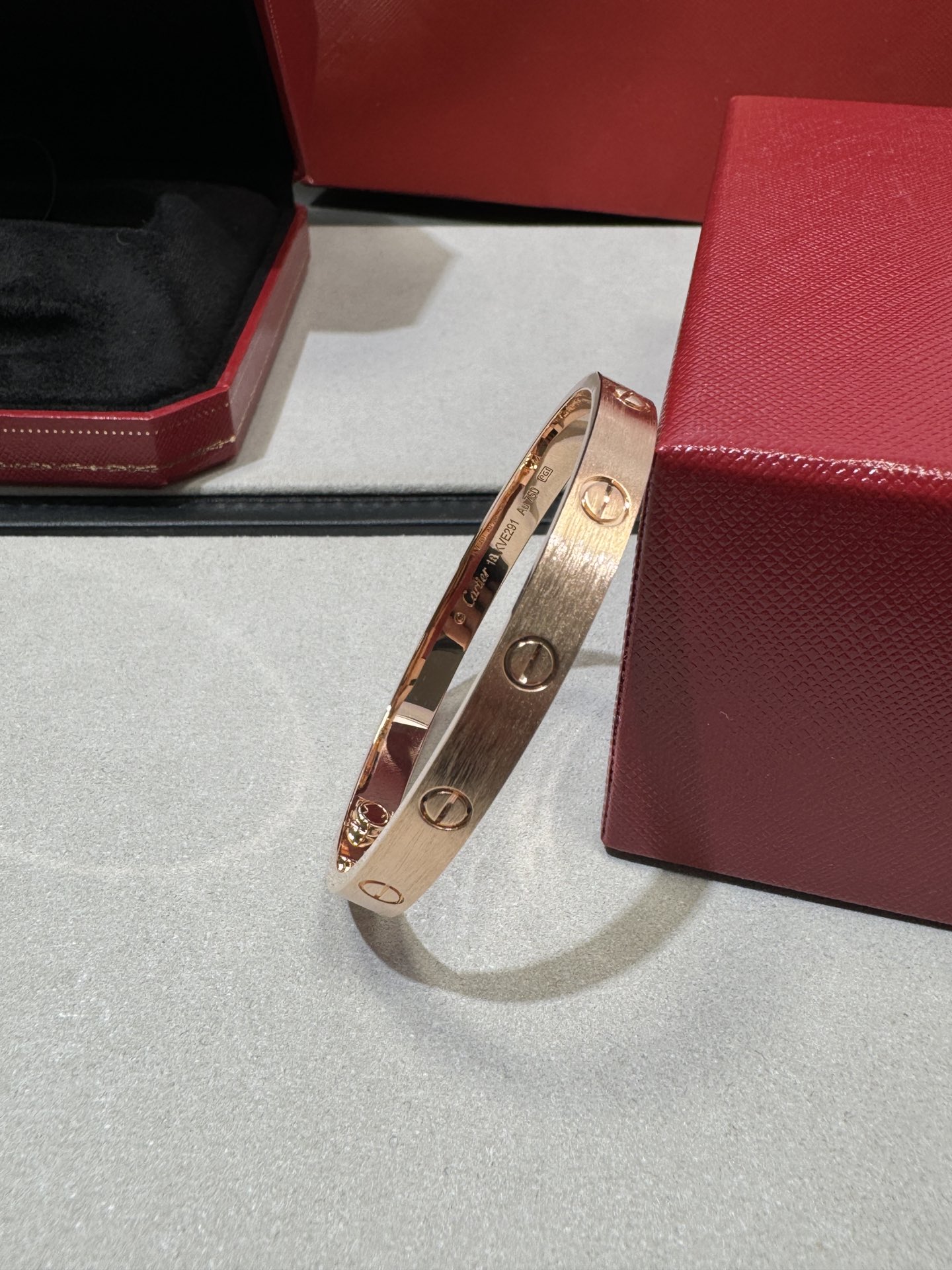 까르띠에 Cartier LOVE 러브 팔찌 핑크 골드