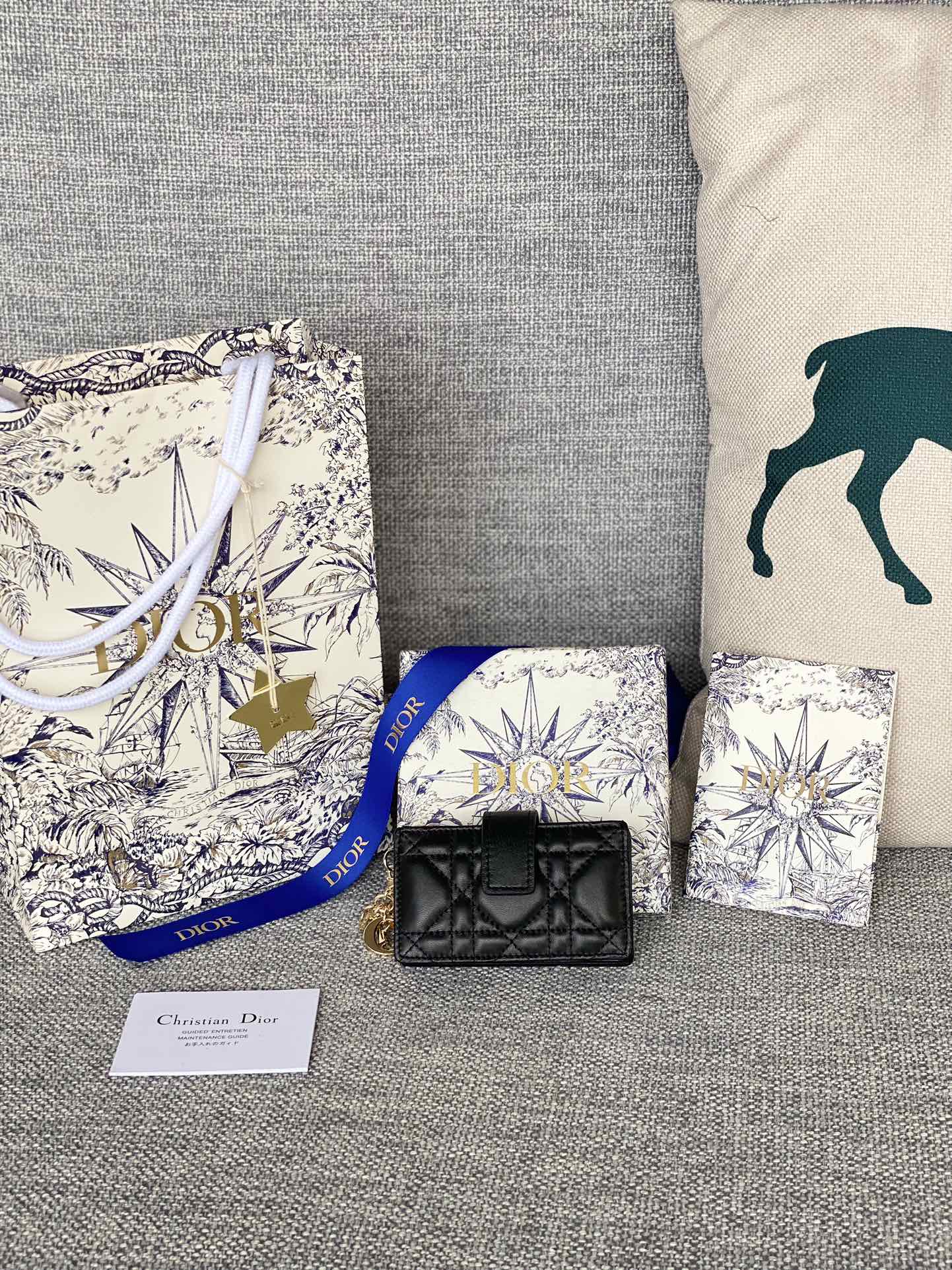 디올 Dior S00740NMJ-M990-TU 카드 케이스 10.4CM