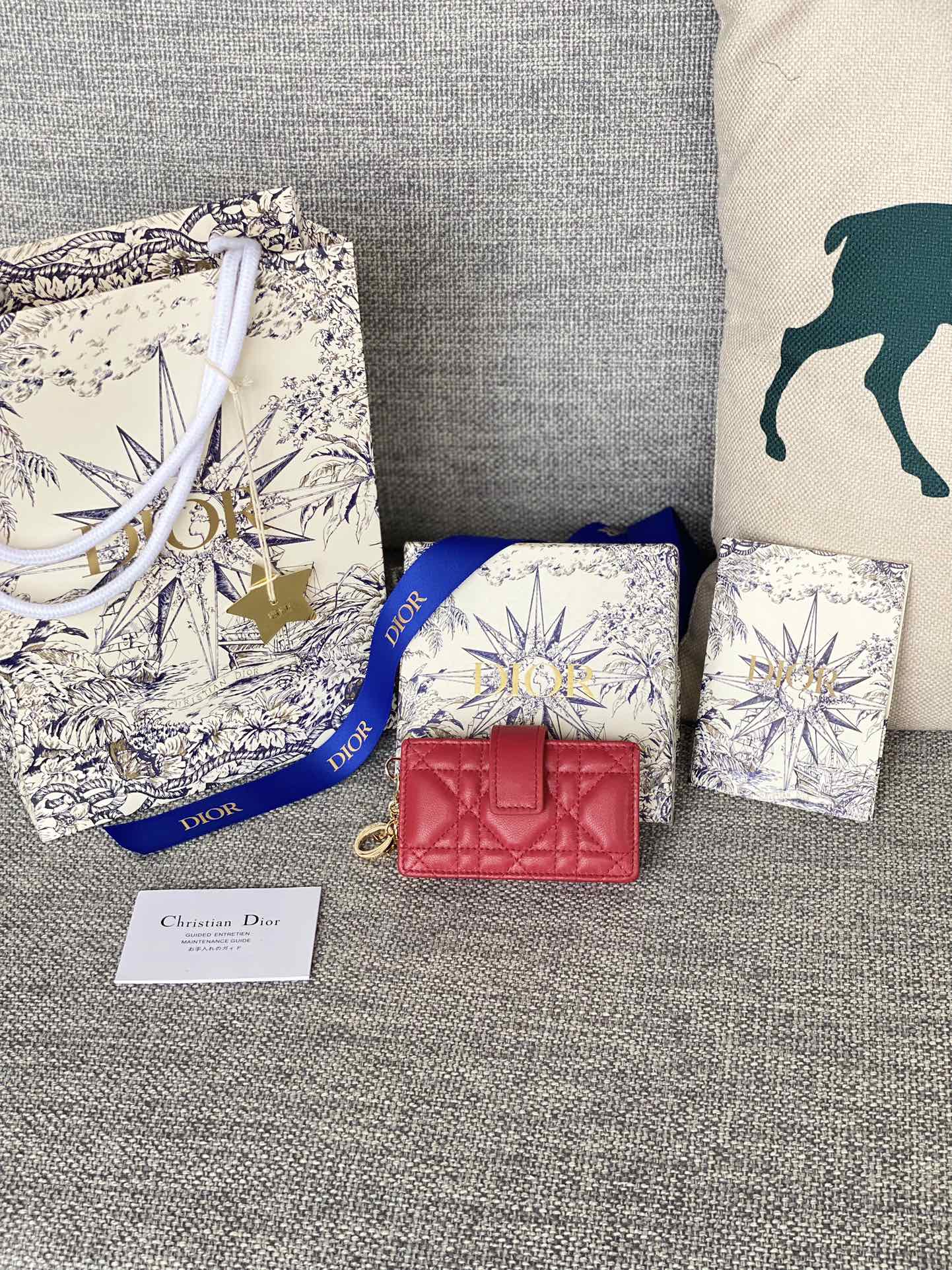 디올 Dior S00740NMJ-M990-TU 카드 케이스 10.4CM