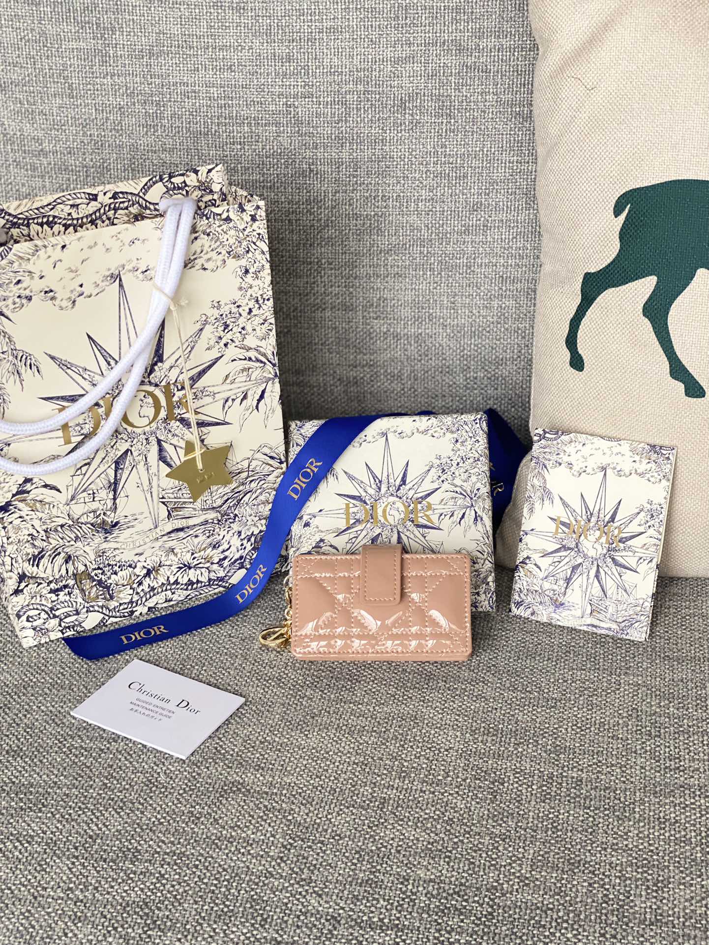 디올 Dior S00740NMJ-M990-TU 카드 케이스 10.4CM