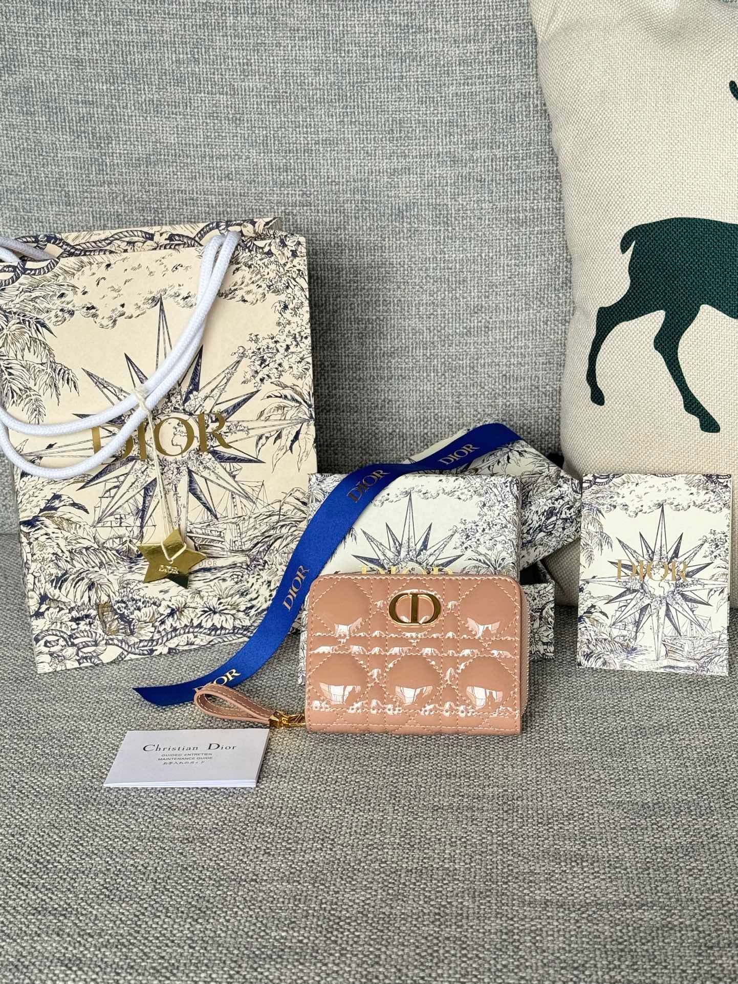 디올 Dior Lady 카드 케이스 12CM