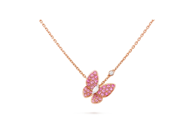 반클리프 Van Cleef & Arpels 투 버터플라이 Two Butterfly 목걸이  VCARO3M200