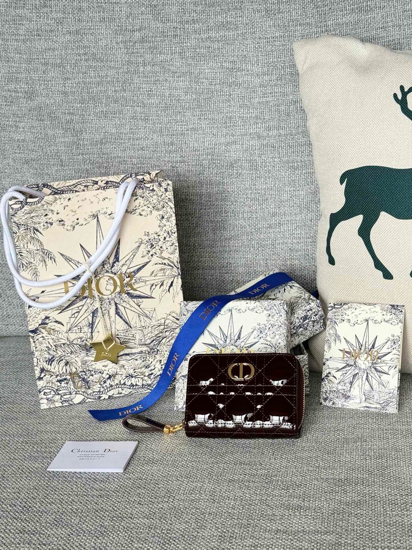 디올 Dior Lady 카드 케이스 12CM