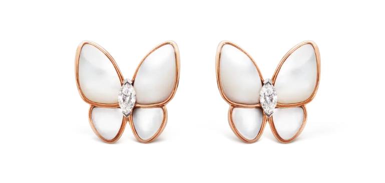 반클리프 Van Cleef & Arpels 투 버터플라이 Two Butterfly 귀걸이 VCARO8FN00
