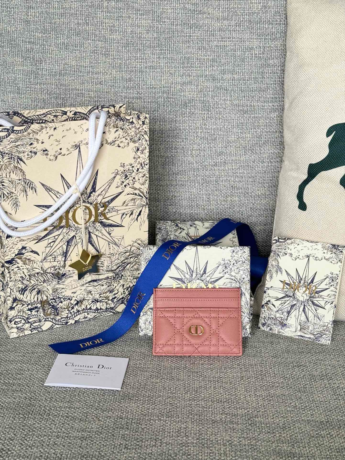 디올 Dior Caro S5130 카드 케이스 10.5CM