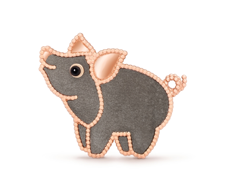 반클리프 Van Cleef & Arpels 럭키 애니멀 피그 Lucky Animals Pig 브로치 VCARP7UO00