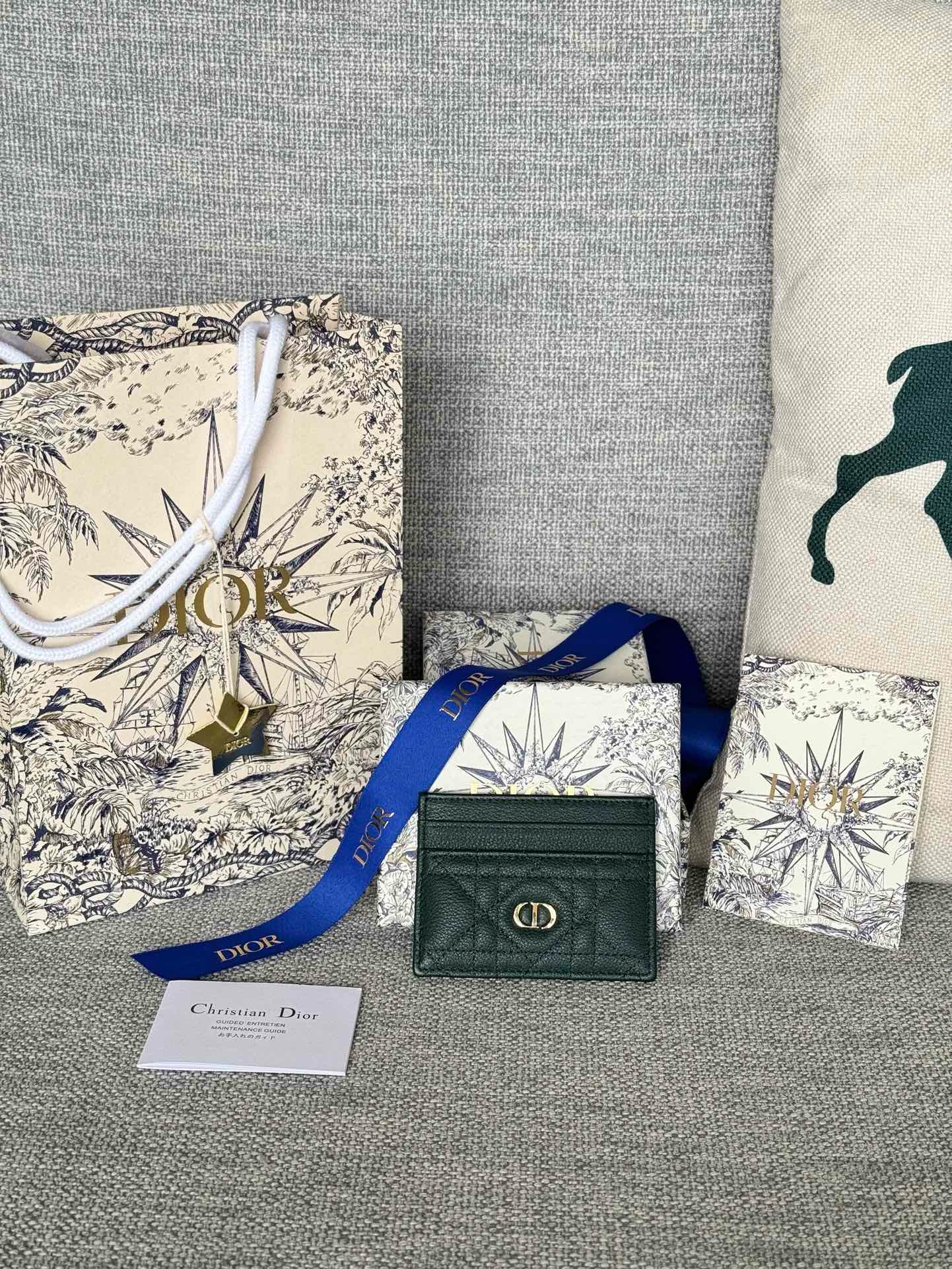 디올 Dior Caro S5130 카드 케이스 10.5CM