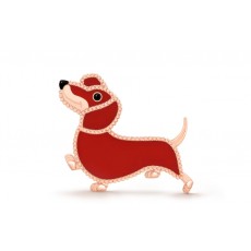 반클리프 Van Cleef & Arpels 럭키 애니멀 닥스훈트  Lucky Animals Dachshund 브로치  VCARP9RW00