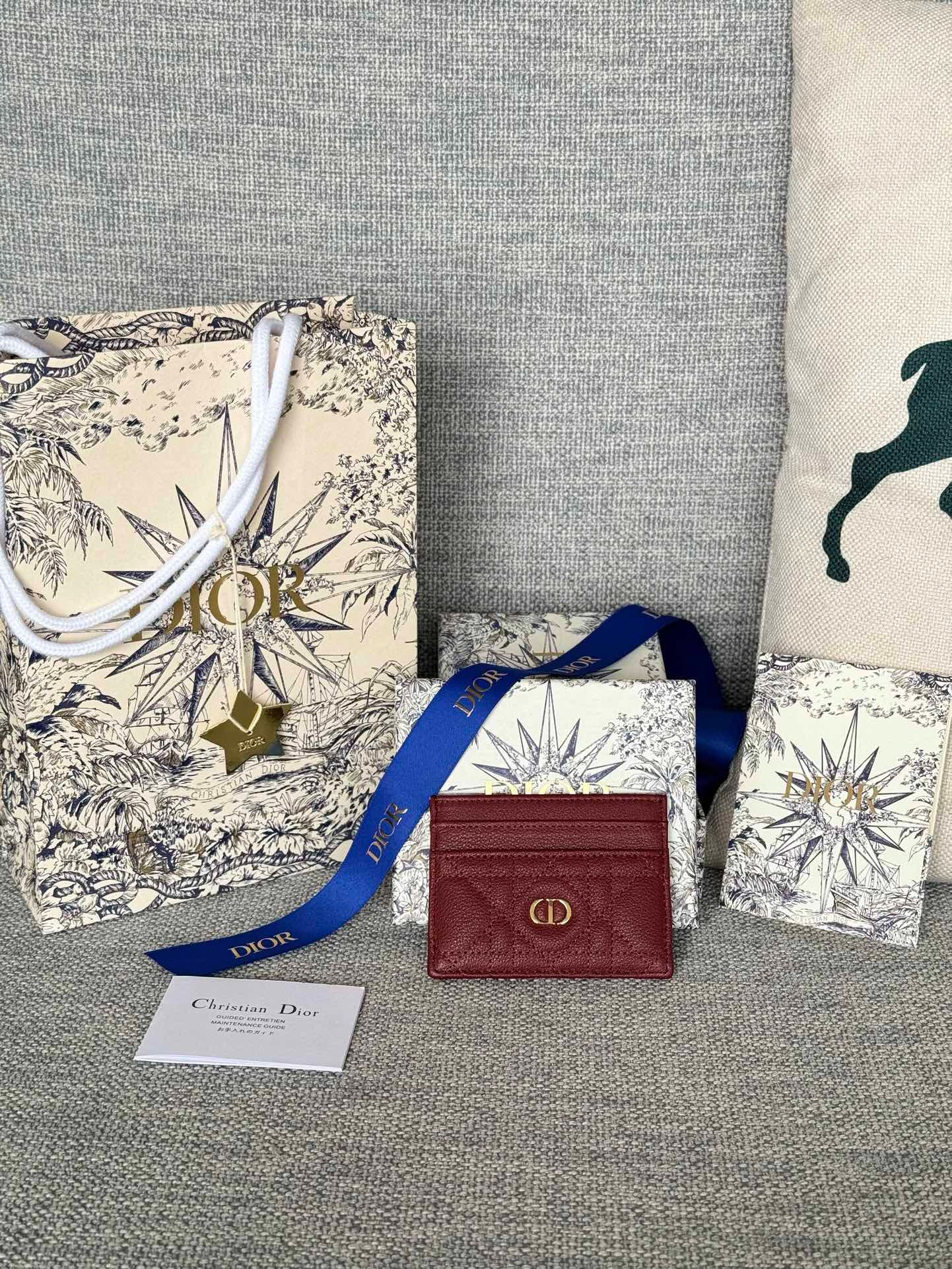 디올 Dior Caro S5130 카드 케이스 10.5CM