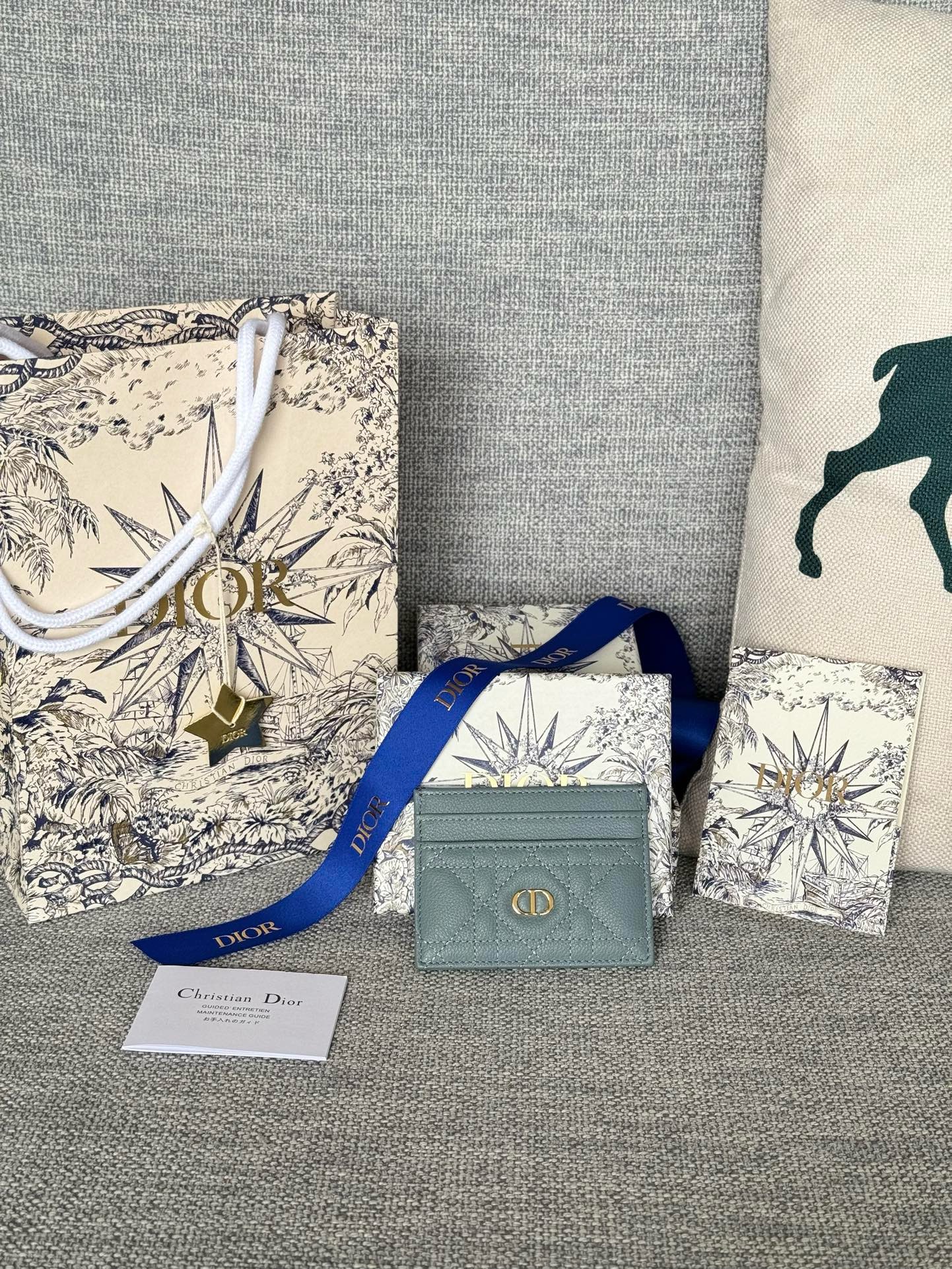 디올 Dior Caro S5130 카드 케이스 10.5CM