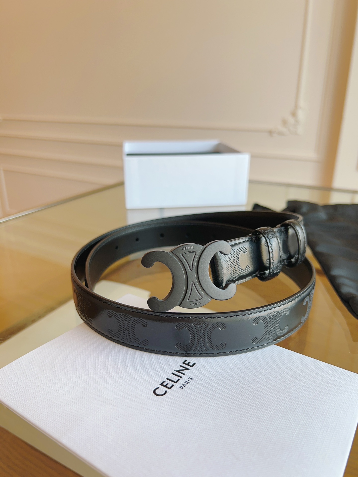 셀린느 Celine 웨스턴 벨트 빈티지 Western Belt in Vintage 25mm