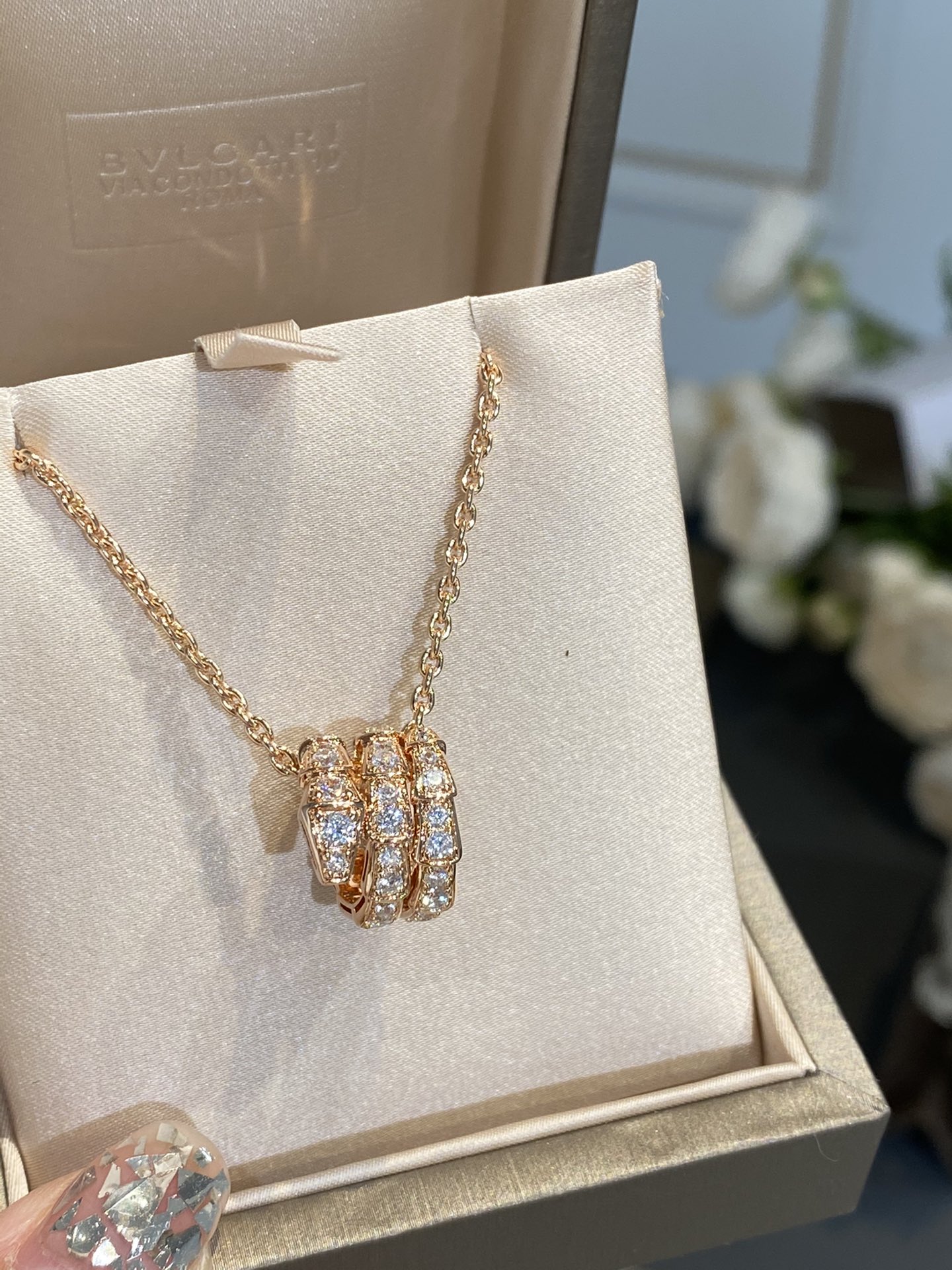 불가리 Bvlgari 세르펜티 바이퍼 SERPENTI VIPER 목걸이