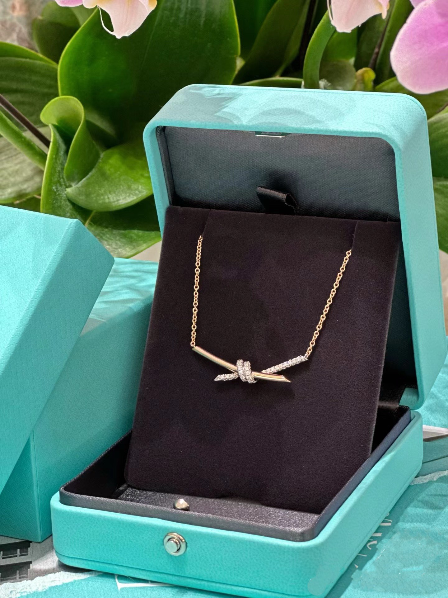 티파니 Tiffany&Co Tiffany Knot 티파니 노트 목걸이