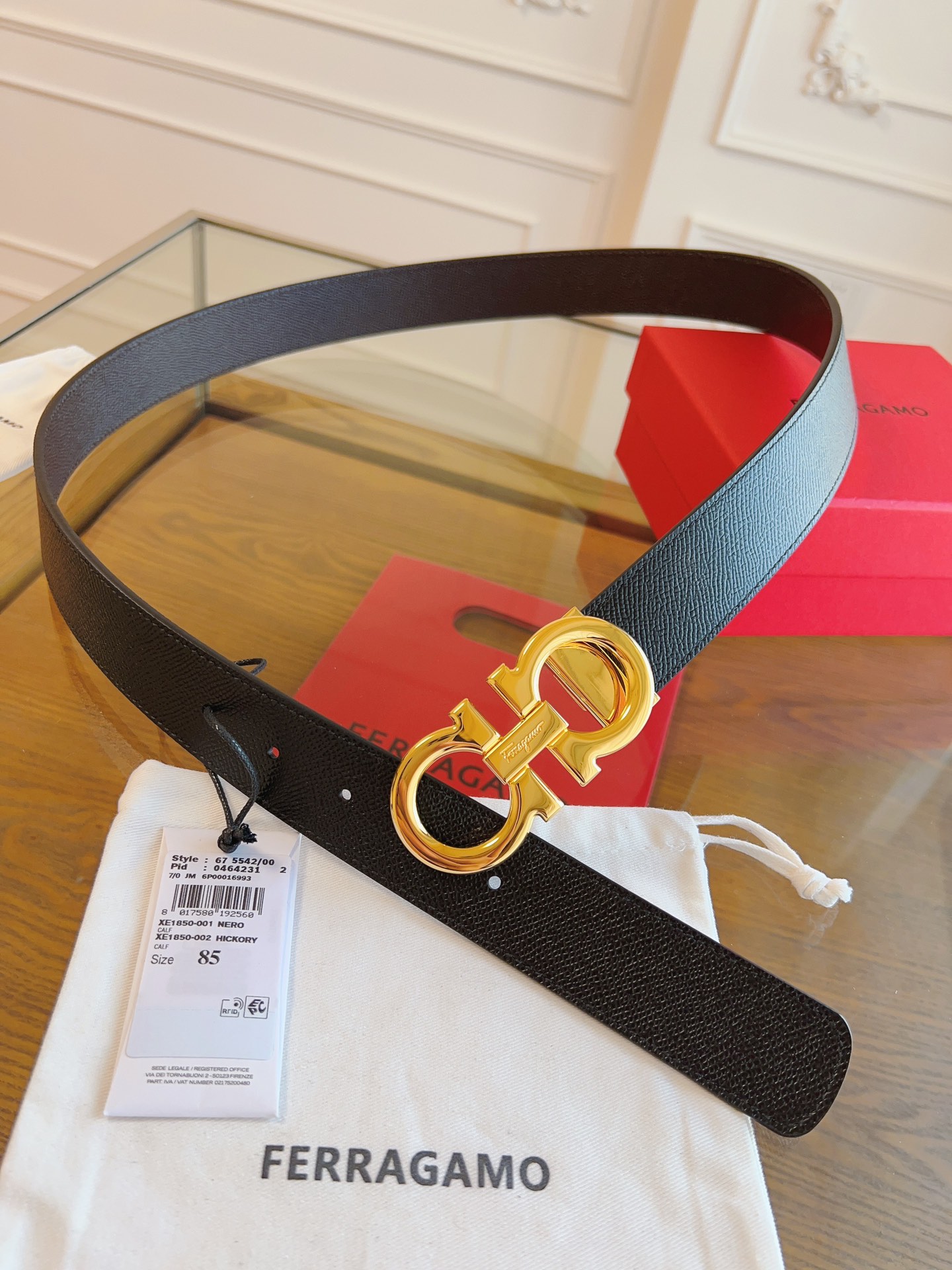 살바토레 페라가모 Salvatore Ferragamo 벨트 35mm