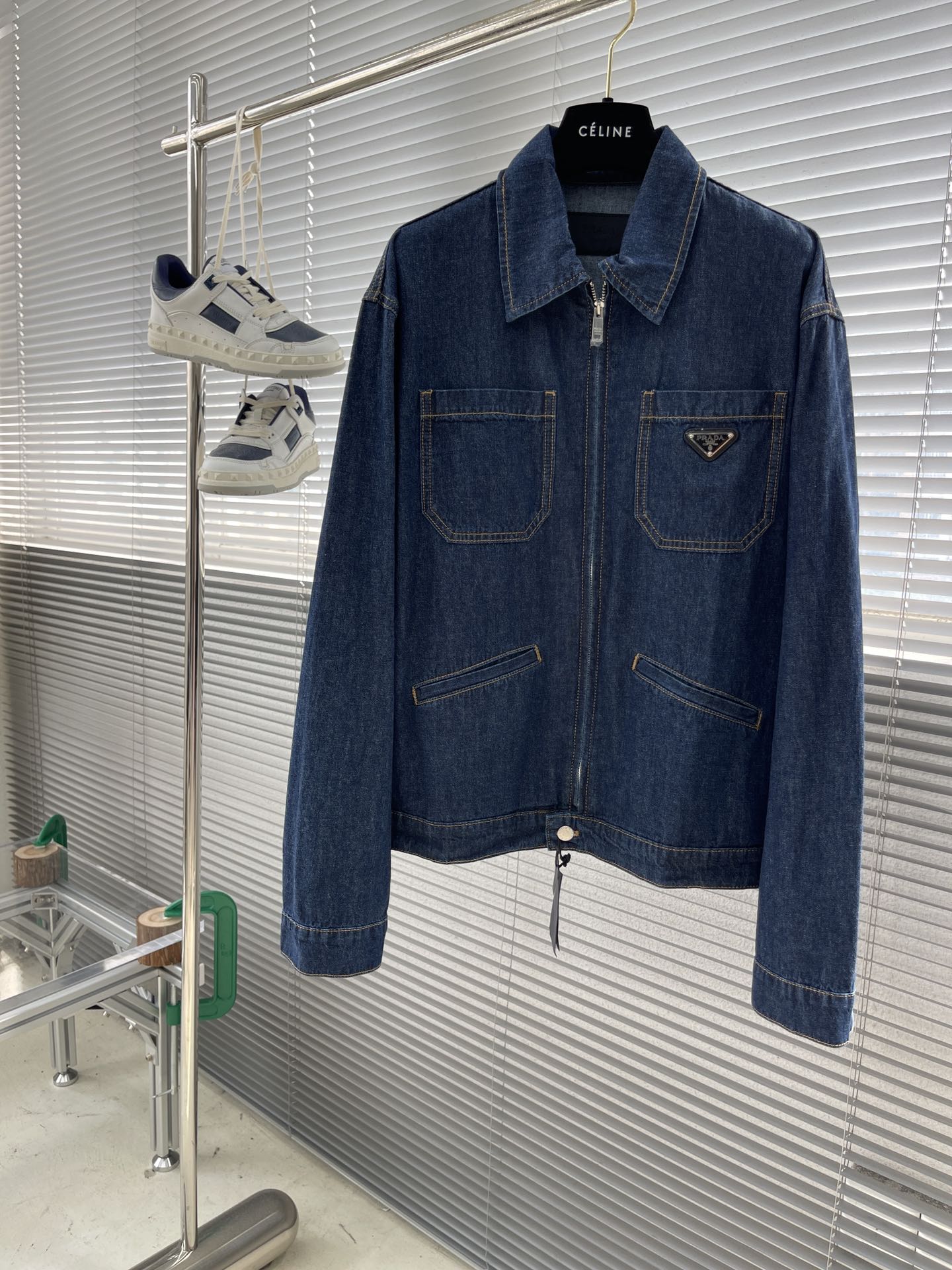 프라다 Prada 데님 재킷