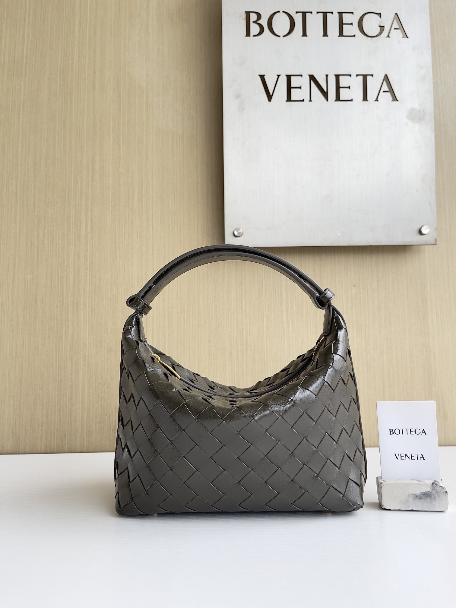 보테가베네타 Bottega Veneta MINI Wallace 탑 핸들백 754443