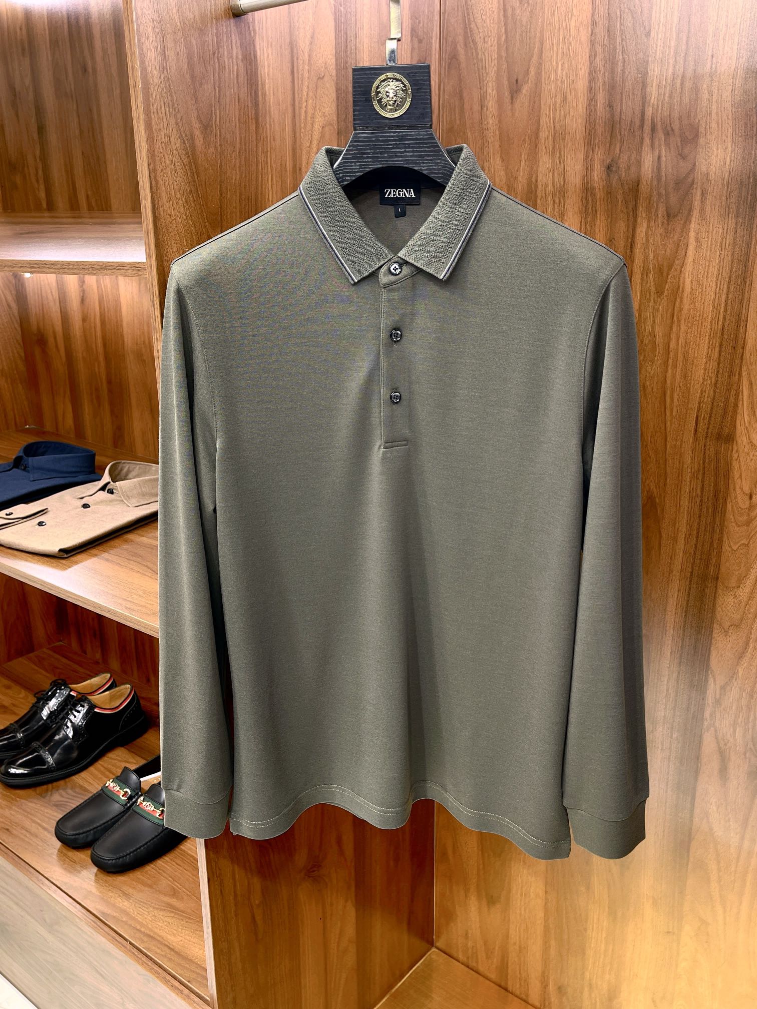 제냐 Zegna 긴팔 티셔츠